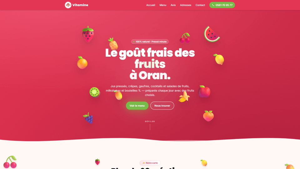 Vitamine Oran website